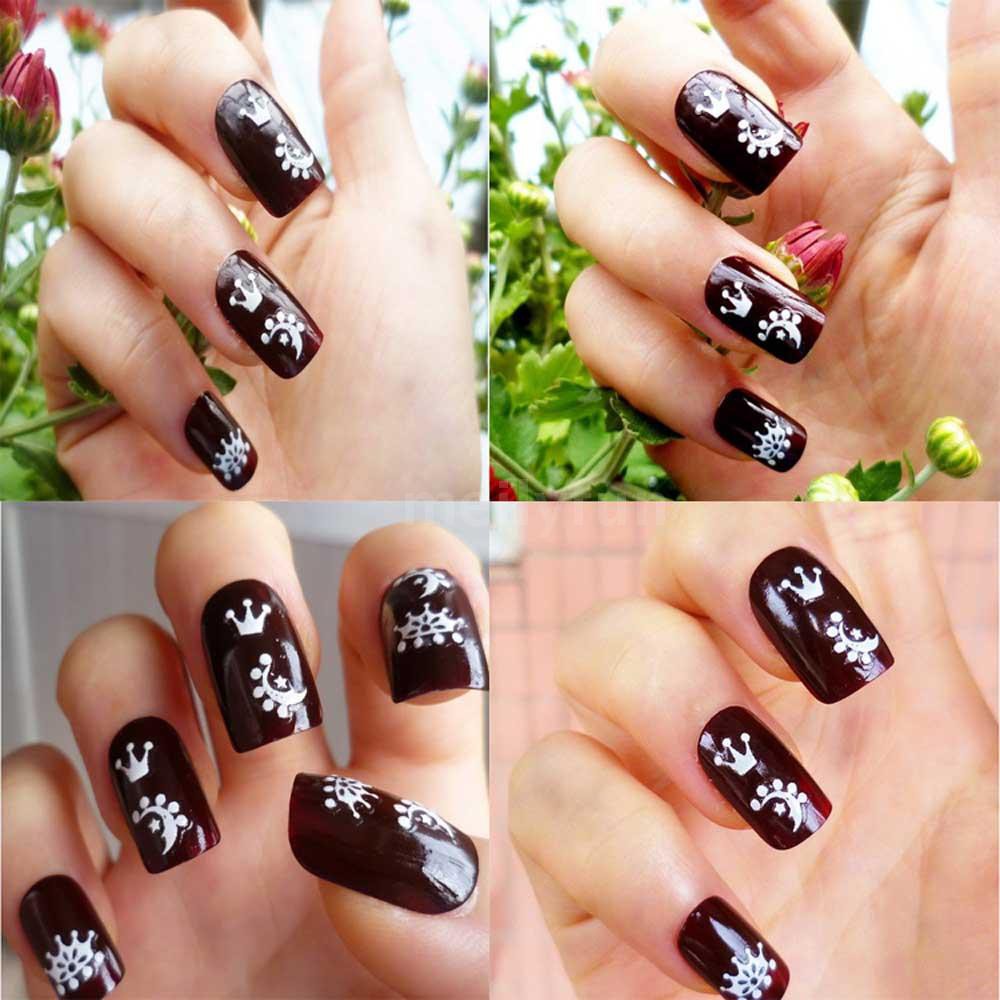 Set 50 miếng sticker dán trang trí móng tay 3d độc đáo