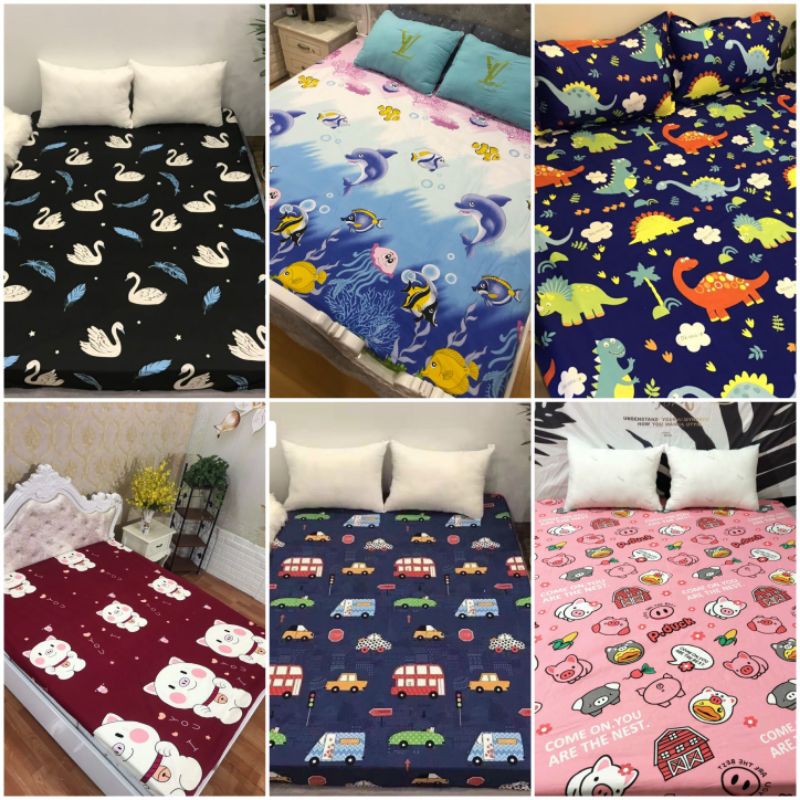 Ga Chống Thấm Cotton MẪU HOT  ga chống thấm 2 lớp nằm trực tiếp không nóng bí