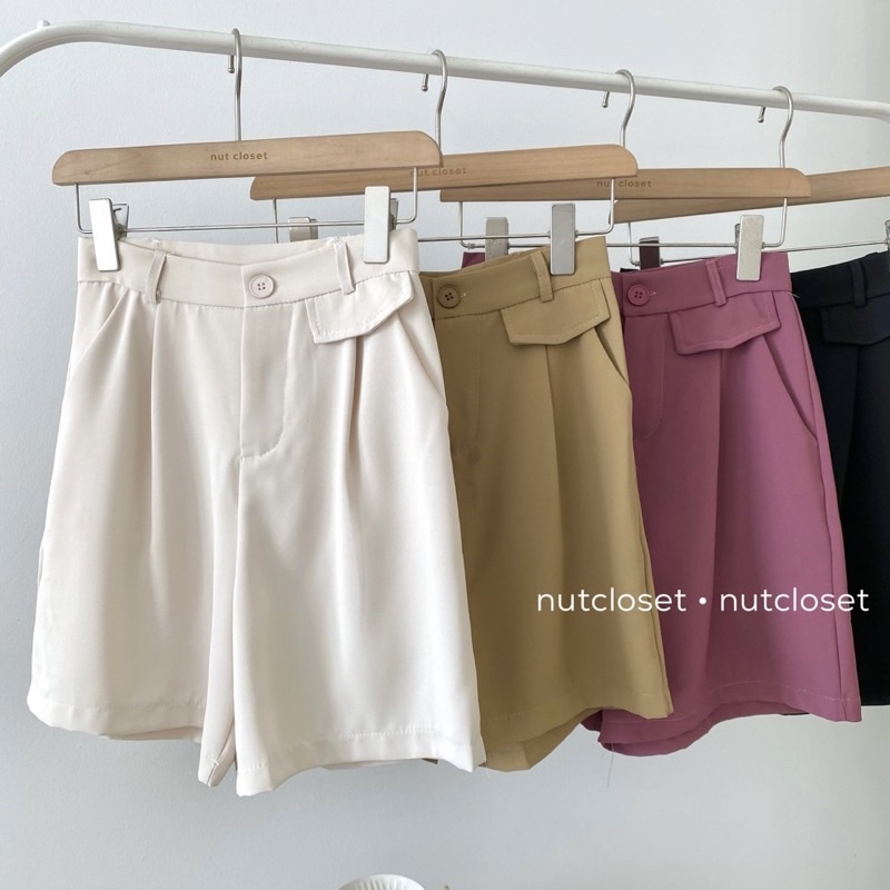 Quần short vải cạp cúc_Q0194