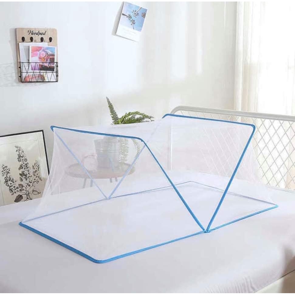 Màn Gấp Gọn Thông Minh Màn Sinh Viên Mùng Vuông Chống Muỗi Đỉnh Vuông Dành Cho Bé Và Người Lớn 1m 1m2 1m4 1m6 1m8 2m