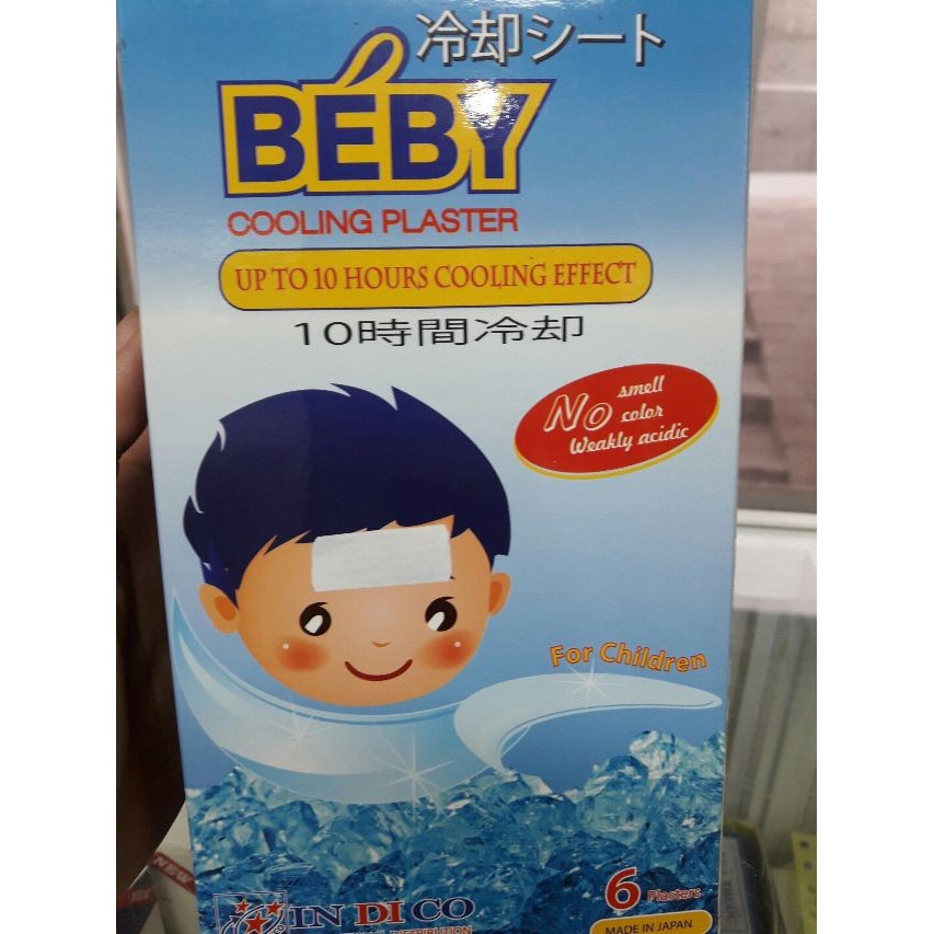 Miếng dán hạ sốt Béby Cooling Plaster 16 miếng