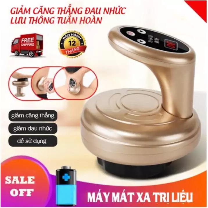 Máy Massage Cầm Tay Trị Liệu Đau Lưng, Máy cạo gió giác hơi kiêm massage toàn thân hiệu quả, trị đau lưng, mệt mỏi cơ