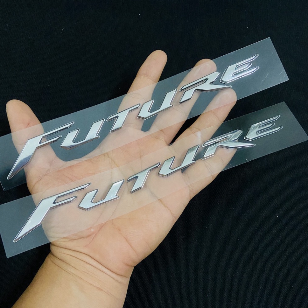 Tem chữ nổi Future, Wave thái, Wave A, số 125i thái chất liệu nhựa cứng xi bóng cao cấp