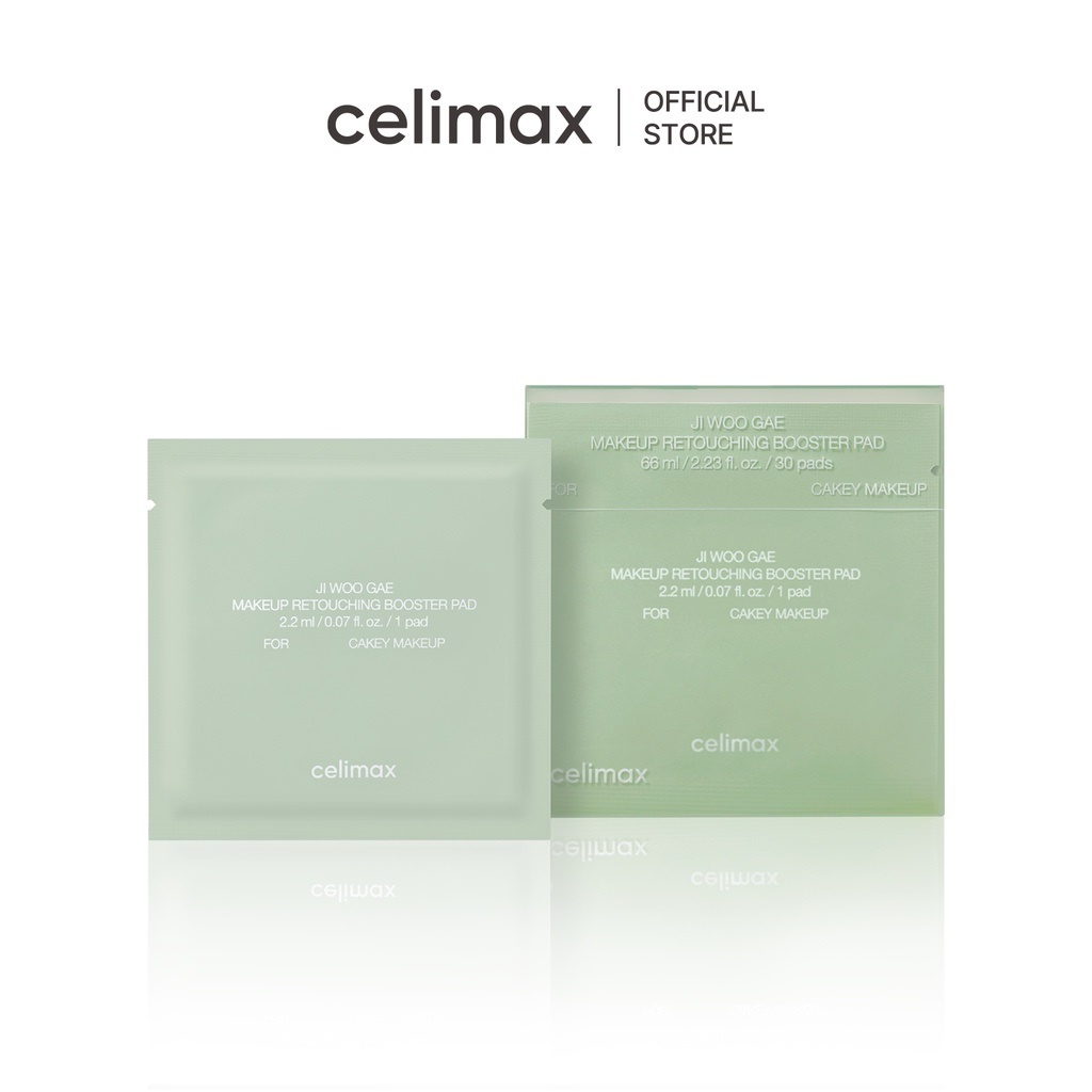 Bông tẩy làm sạch da trước khi trang điểm CELIMAX tạo độ căng bóng cho da 30 miếng