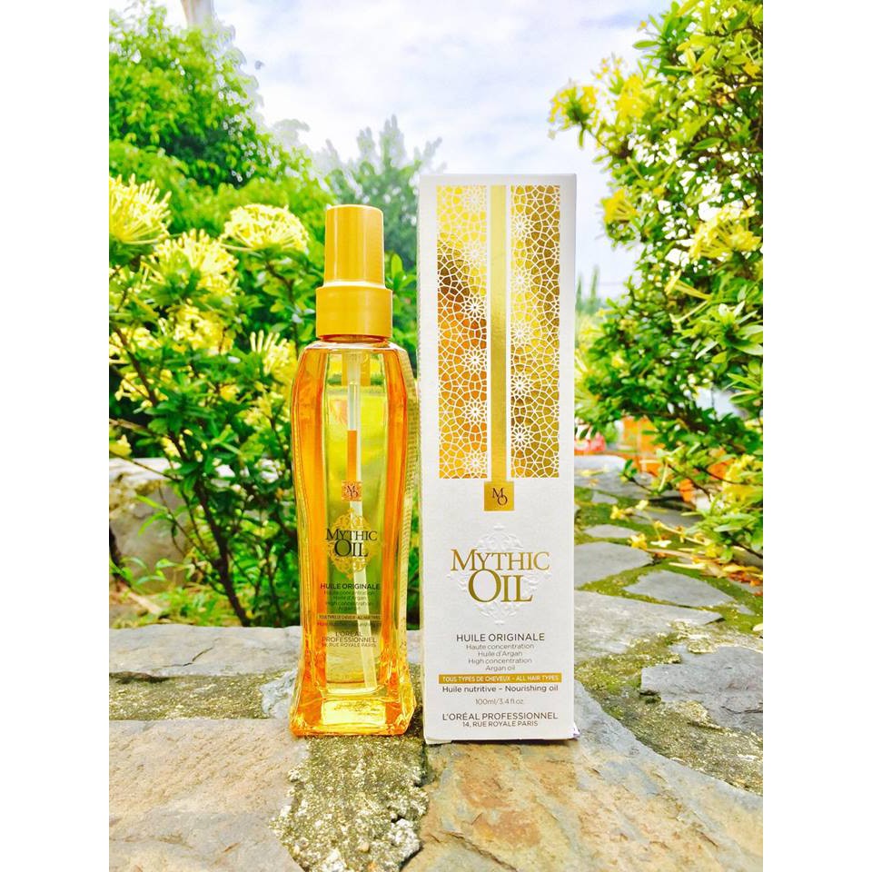 Serum tinh dầu dưỡng tóc L'oreal Mythic oil Nourishing oil for all hair types 100ml - chính hãng