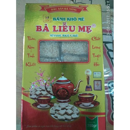 Bánh khô mè Bà Liễu Mẹ 250g- Đặc sản Đà Nẵng