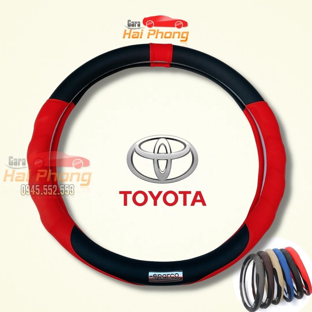 Bọc vô lăng TOYOTA Vios, Innova, Fortuner, Camry, Altis, Yaris, Land Cruise, Hilux, Avalon, Avanza, Rush