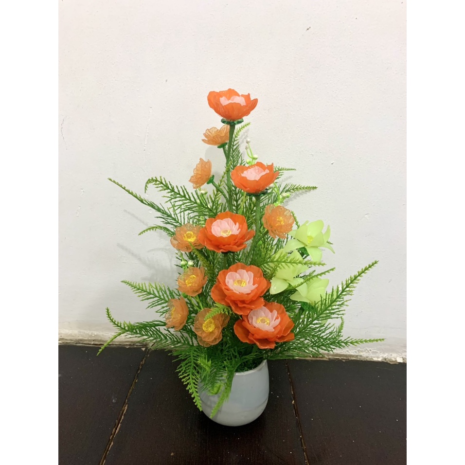 Chậu hoa cao 35m ngang 23cm