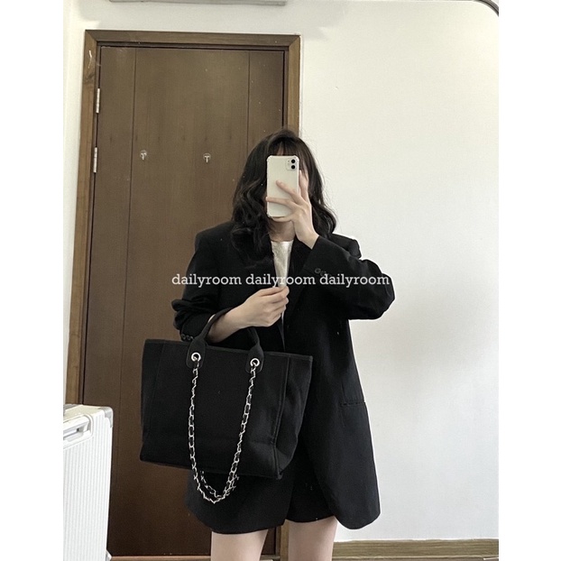 Túi xách nữ Choco Shopping Bag lớn đựng laptop A4