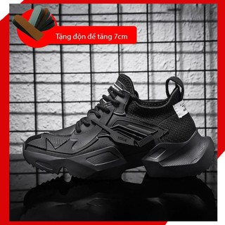 FREESHIP Giày thể thao nam tăng chiều cao tặng thêm miếng độn đế tăng 7cm chiều cao mẫu mới thu đông 2021
