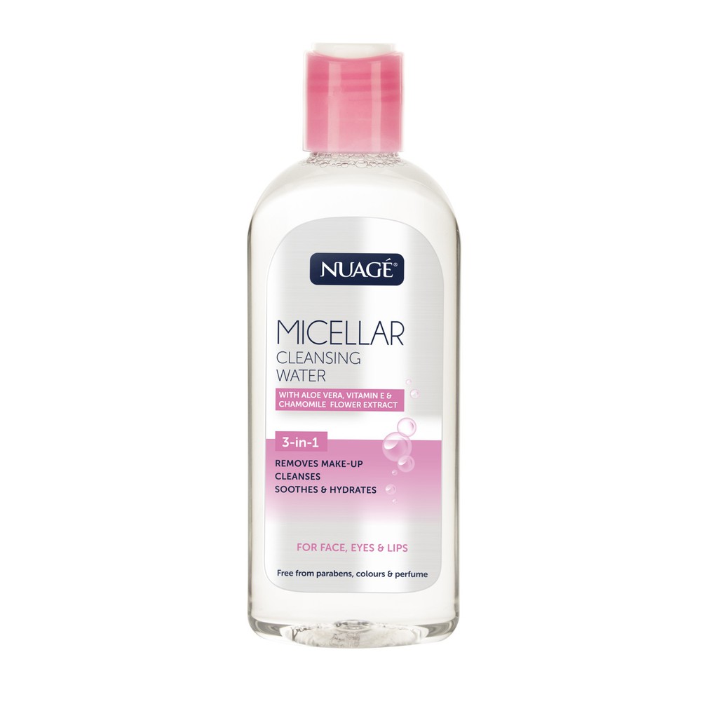 Nước tẩy trang làm sạch và dưỡng ẩm 3 trong 1 Nuage Micellar Cleasing Water 200ml