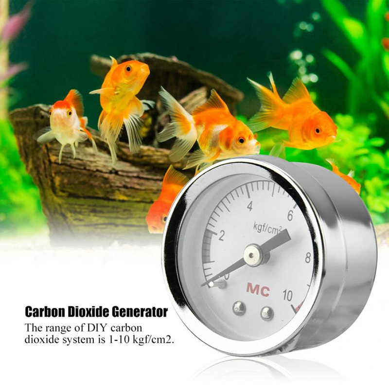 [abubbleVN]Carbon Dioxide Aquarium Fish Tank Pressure Gauge CO2 Air Gauge DIY Pressure