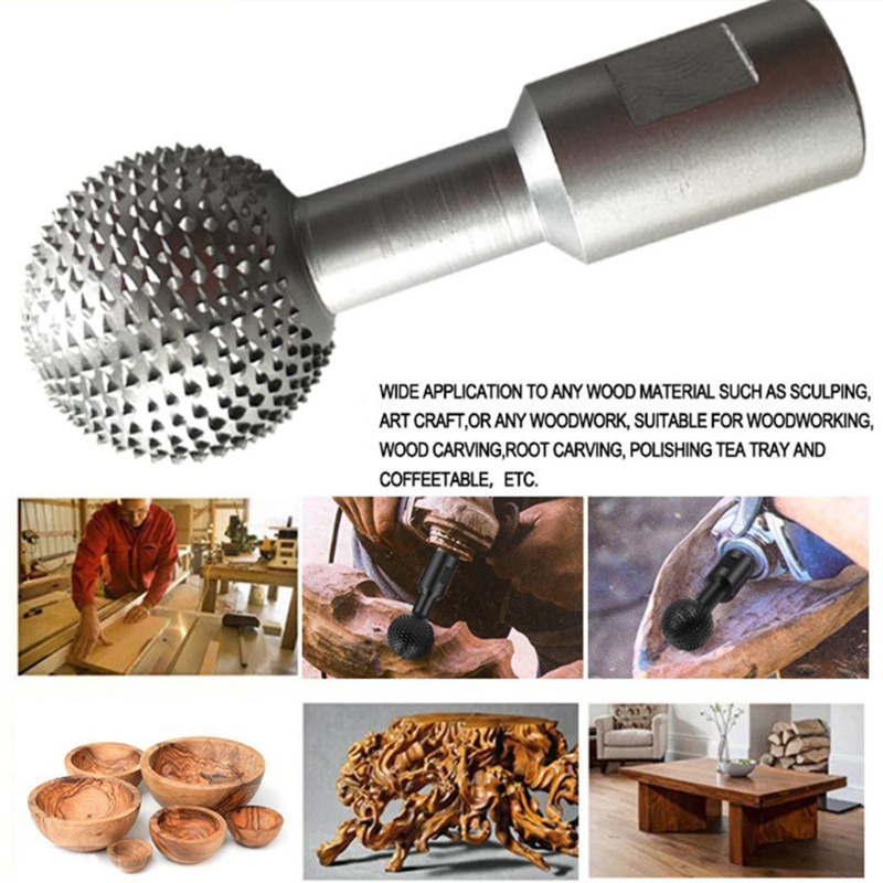 Đầu Mài Bằng Thép Kích Thước 10 / 14mm Chuyên Dụng Cho Đầu Bóng Điện