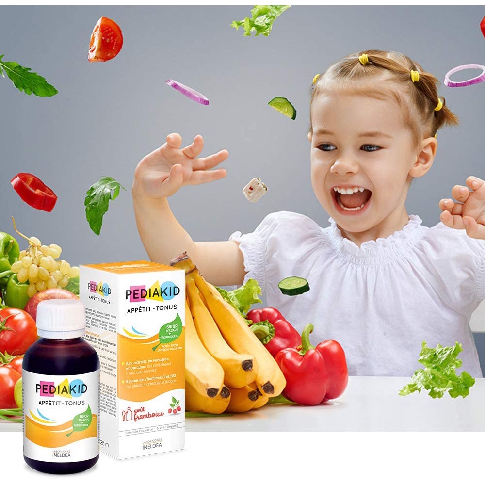 Siro giúp trẻ ăn ngon, hỗ trợ hệ tiêu hóa khỏe mạnh Pediakid Appétit Tonus, Pháp, Suzy baby