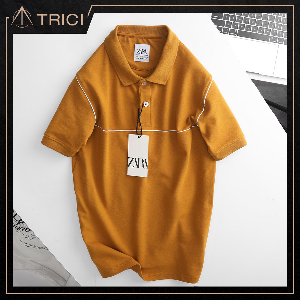 Áo polo zara viền ngang cotton 100% hàng vnxk xuất dư cambodia chuẩn auth | BigBuy360 - bigbuy360.vn