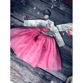 bộ váy hanbok cho bé(ảnh thật )