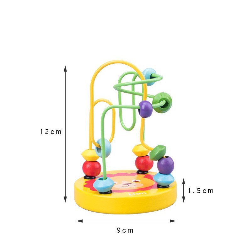 Combo 4.1 - 4 món đồ chơi gỗ tiết kiệm cho bé gồm sâu gỗ + đàn + tháp cầu vồng + luồn hạt + tangram + đồng hồ + xếp gạch