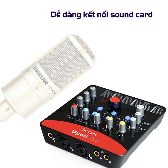 [Chính Hãng] Mic thu âm Takstar PC K200 tặng kèm dây hai đầu XLR