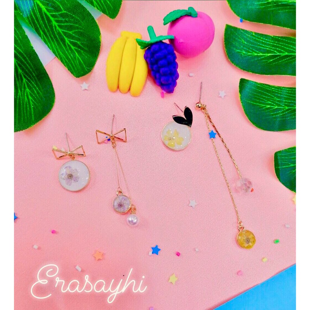 Bông Tai Nữ Cao Cấp ERASHOP 074756 - Tim Hoa Dây Dài Nữ Tính, Phù Hợp Đi Tiệc, Đi Chơi, Siêu Rẻ Đẹp