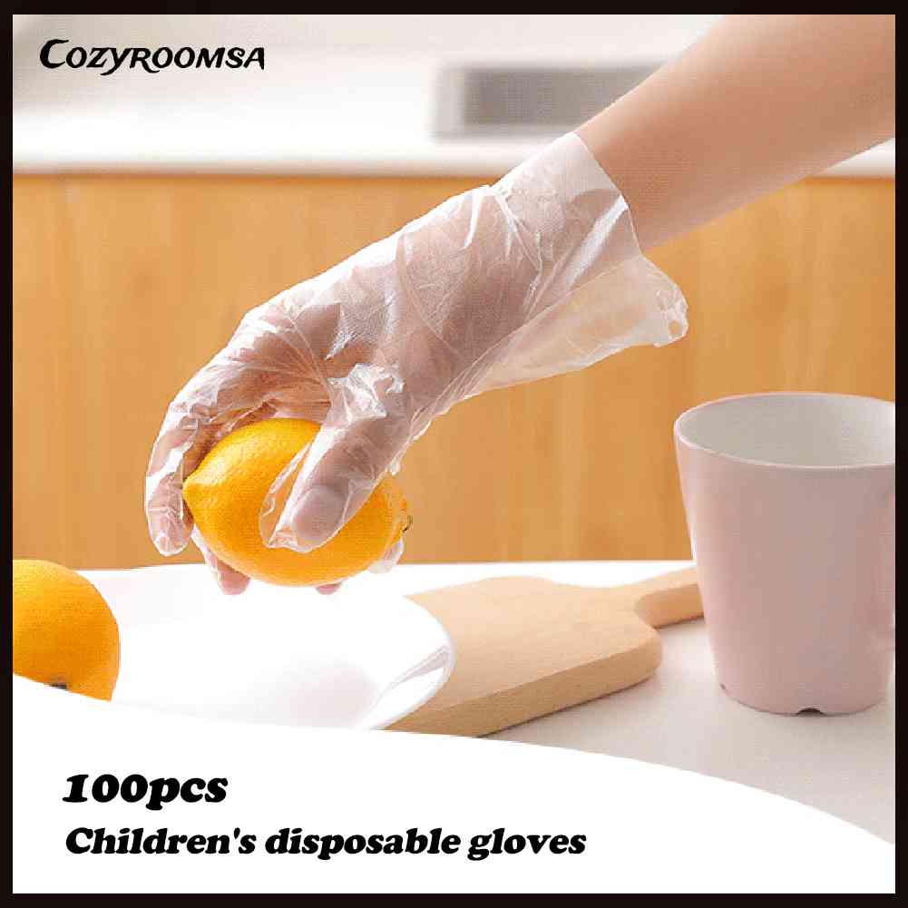 100 Găng Tay Trong Suốt Dùng Một Lần Để Nấu Ăn Tiện Dụng