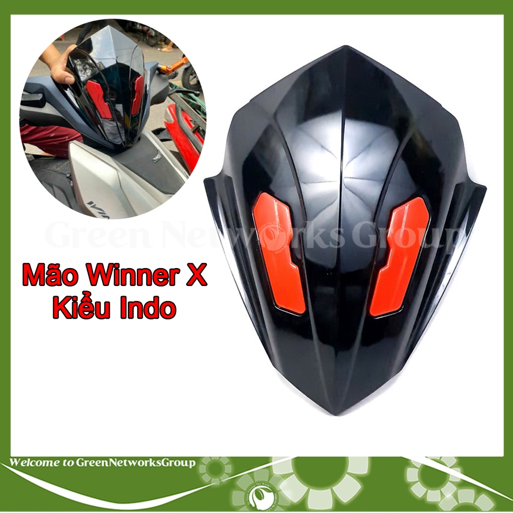 Mão Winner X 2021 đen bóng kiểu Indo Greennetworks