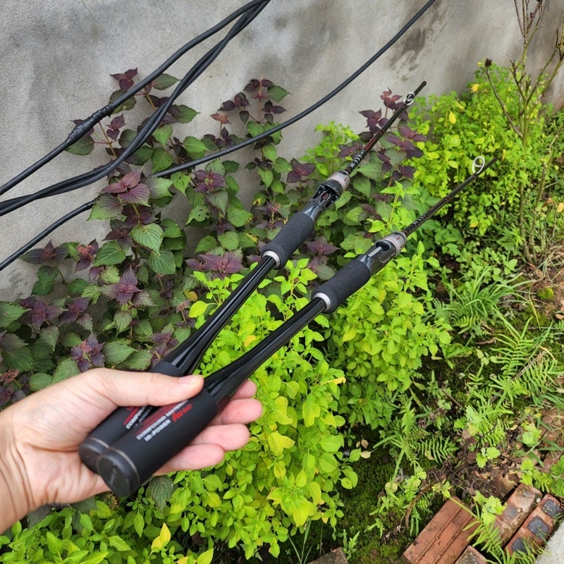 Cần câu lure máy ngang và máy đứng carbon Hi Power Phôi Xoăn