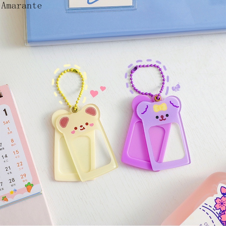 Móc Khóa Hình Khung Ảnh Mini Bằng Acrylic Dễ Thương DIY