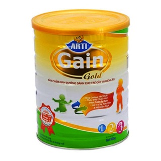 Sữa arti gain gold 123 hộp 900g (đặc trị trẻ gày) HSD:2021