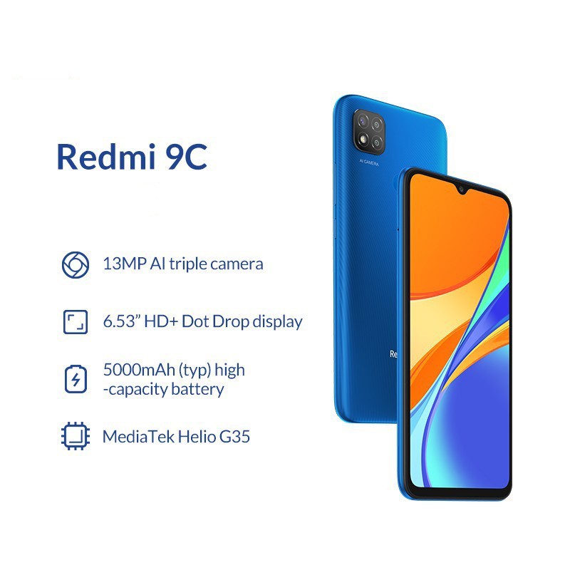 Điện thoại Xiaomi Redmi 9C 2/32Gb - Hãng phân phối chính thức | BigBuy360 - bigbuy360.vn