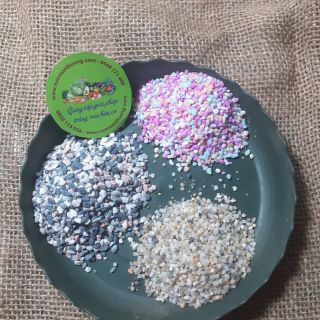 Sỏi, Đá Trang Trí, Bỏ Mặt Chậu Đủ Size, Đủ Màu 500g