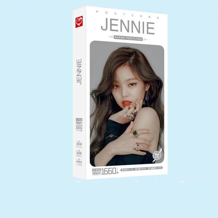 Hộp ảnh Postcard Jennie 1660 ảnh tập ảnh hộp ảnh bộ ảnh có ảnh dán sticker lomo bưu thiếp