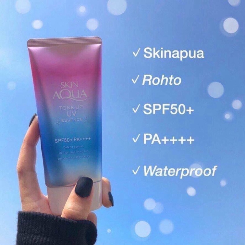 Kem Chống Nắng Kiềm Dầu Nâng Tone Sunplay Skin Aqua Hàn Quốc Tone Up Uv Milk 80ml Giúp Bảo Vệ Da Giúp Da Trắng Sáng