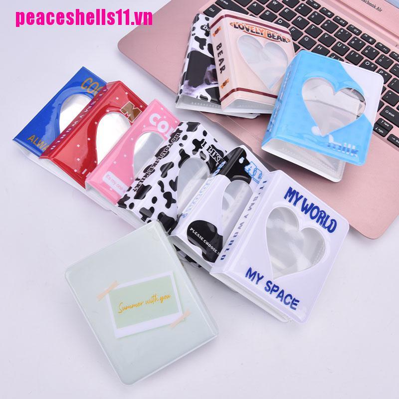 Cuốn Album Đựng Ảnh Mini Hình Tròn Họa Tiết Hoạt Hình Dễ Thương