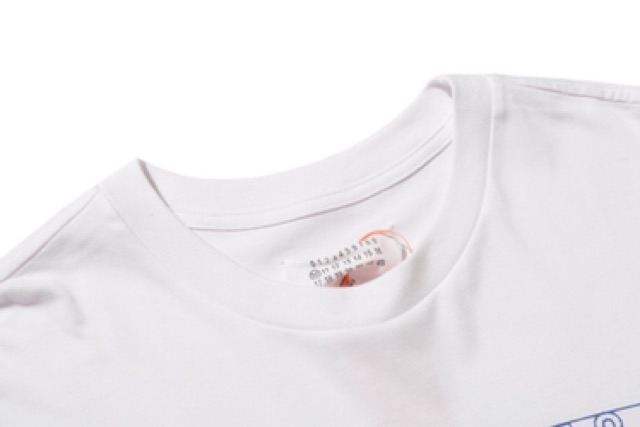 Áo thun ngắn tay Maison Margiela number logo T-shirt ss20 | Shopee 