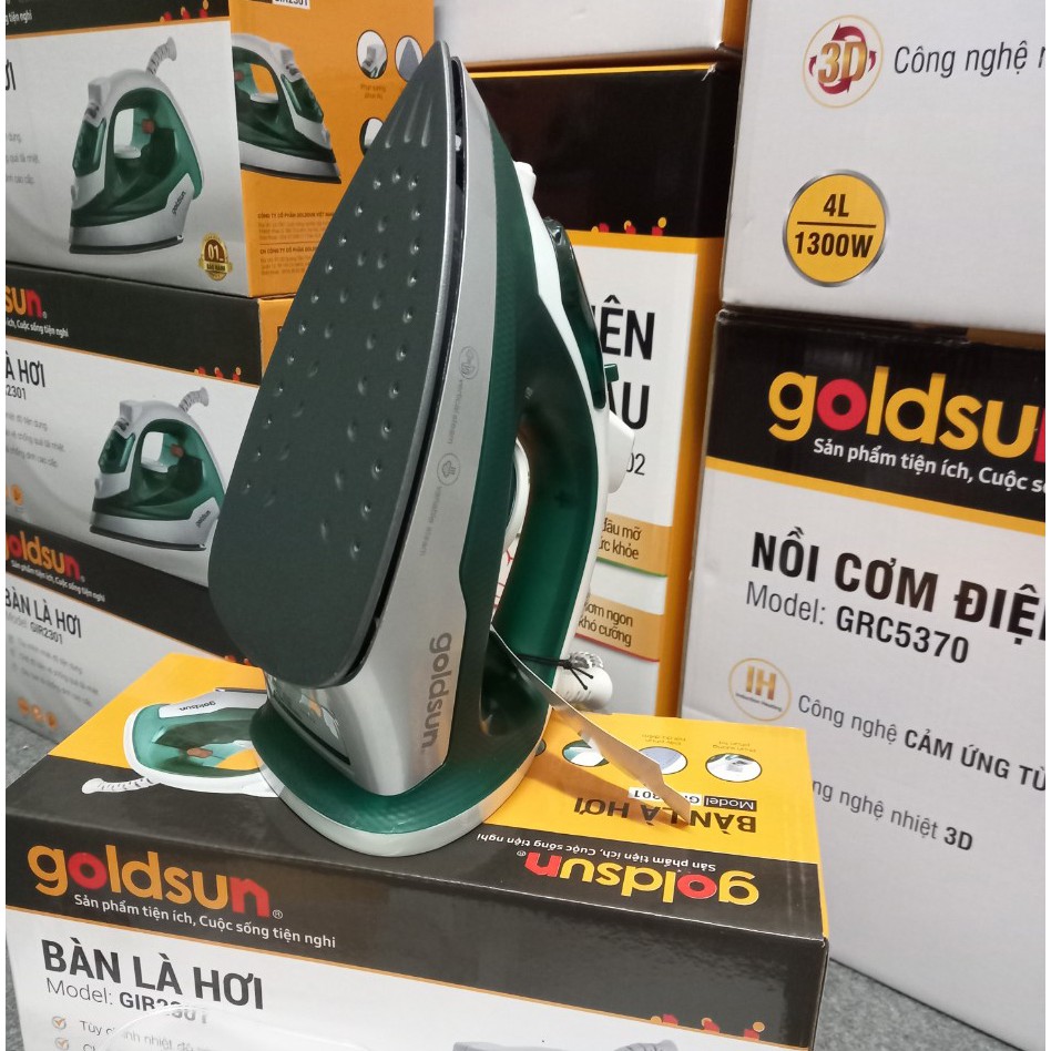 Bàn ủi hơi nước quần áo Goldsun BH 12 tháng chính hãng GIR2301