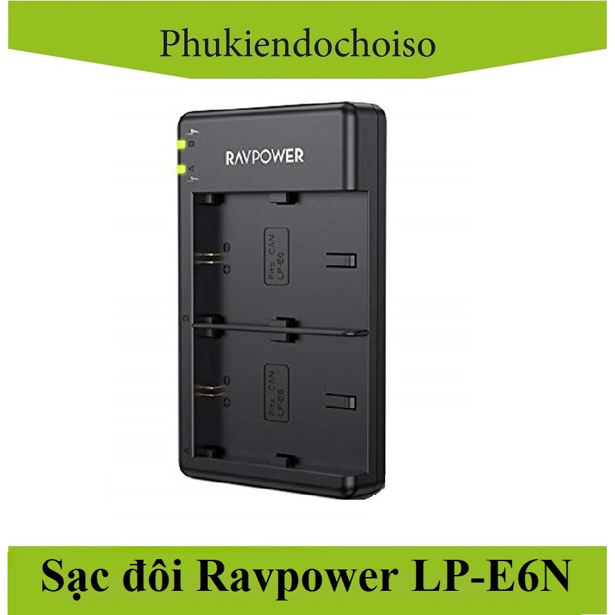 Sạc máy ảnh Ravpower LP-E6 (RP-BC003)