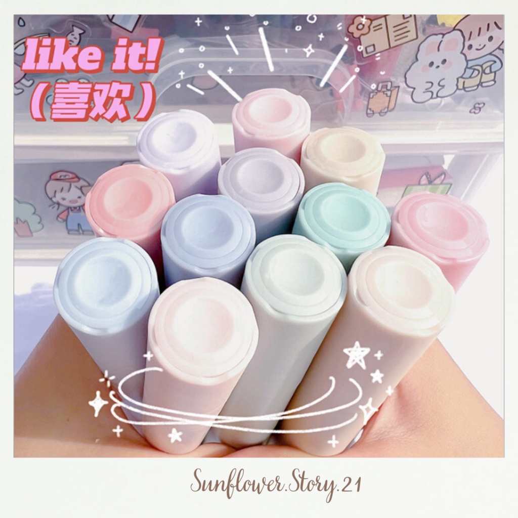 [FREESHIP 50K] Set 4 bút highlight pastel, bút đánh dấu nhớ dòng cute nhiều màu marker dễ thương