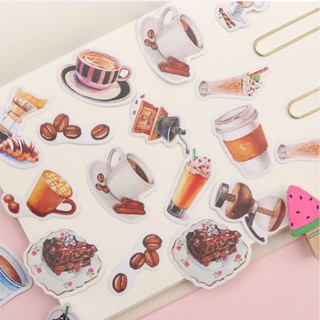 Set 44 hình dán sticker trang trí anime chibi