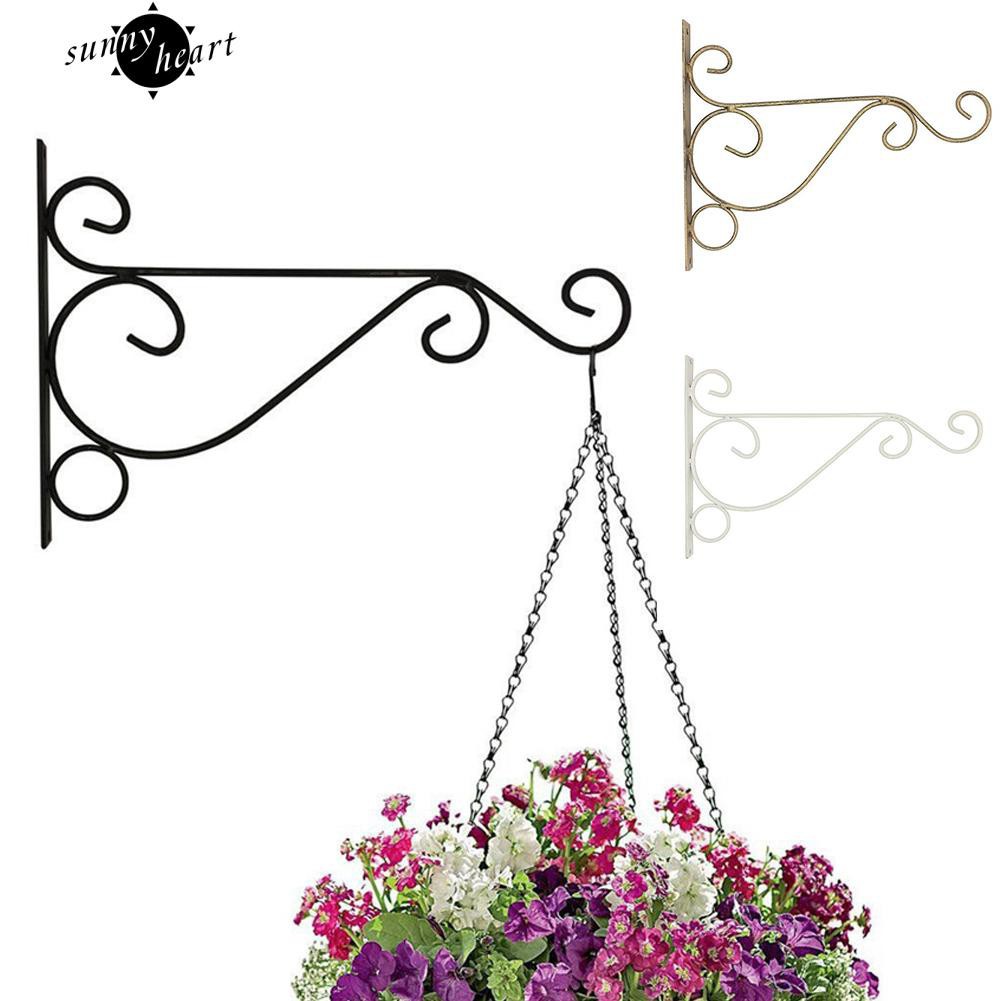 Giá treo chậu cây cảnh gắn tường trang trí bằng kim loại