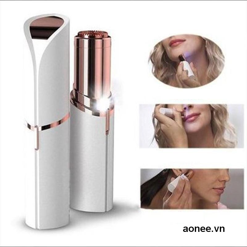 ✨✨Máy cạo râu mini FlawLess, Máy tỉa chân mày mini tiện ích hình son môi dành cho cả nam và nữ tại