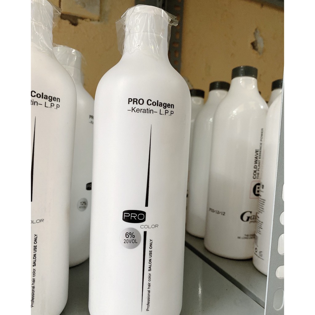 Oxy trợ nhuộm ProColagen Keratin 980ml