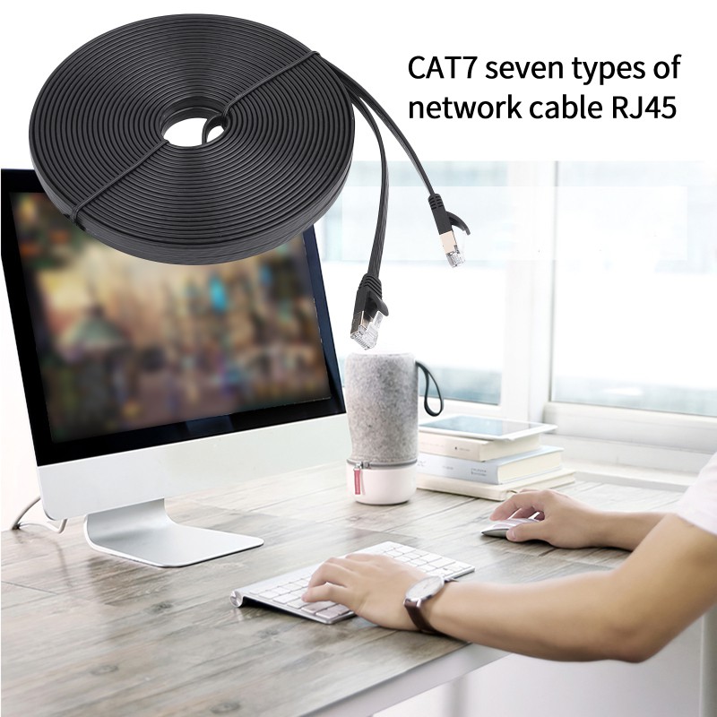 Dây Cáp Mạng Rj-45 Cat7 Và Cat3 Cat5 Cat6 10gbps Tốc Độ Cao | BigBuy360 - bigbuy360.vn