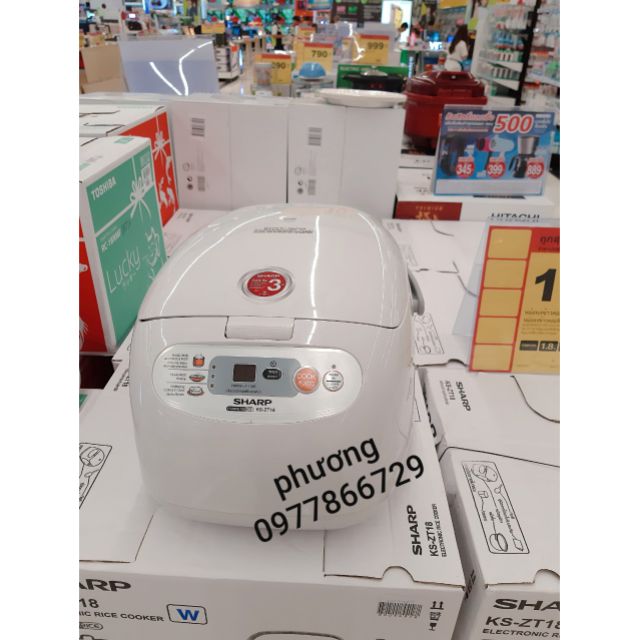 Nồi cơm điện Sharp 1,8l