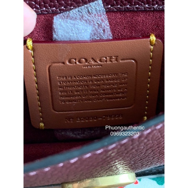 Túi Coach Riley 79668 đeo dc 2 kiểu AUTHENTIC