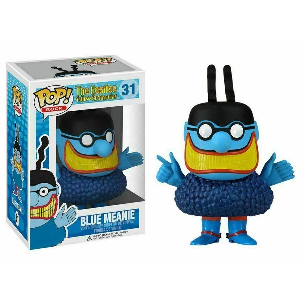 Funko Pop Mô Hình Nhân Vật John Lennon Paul McCartney George Harrison Ringo Starr Blue Meanie 27 28 29 30 31