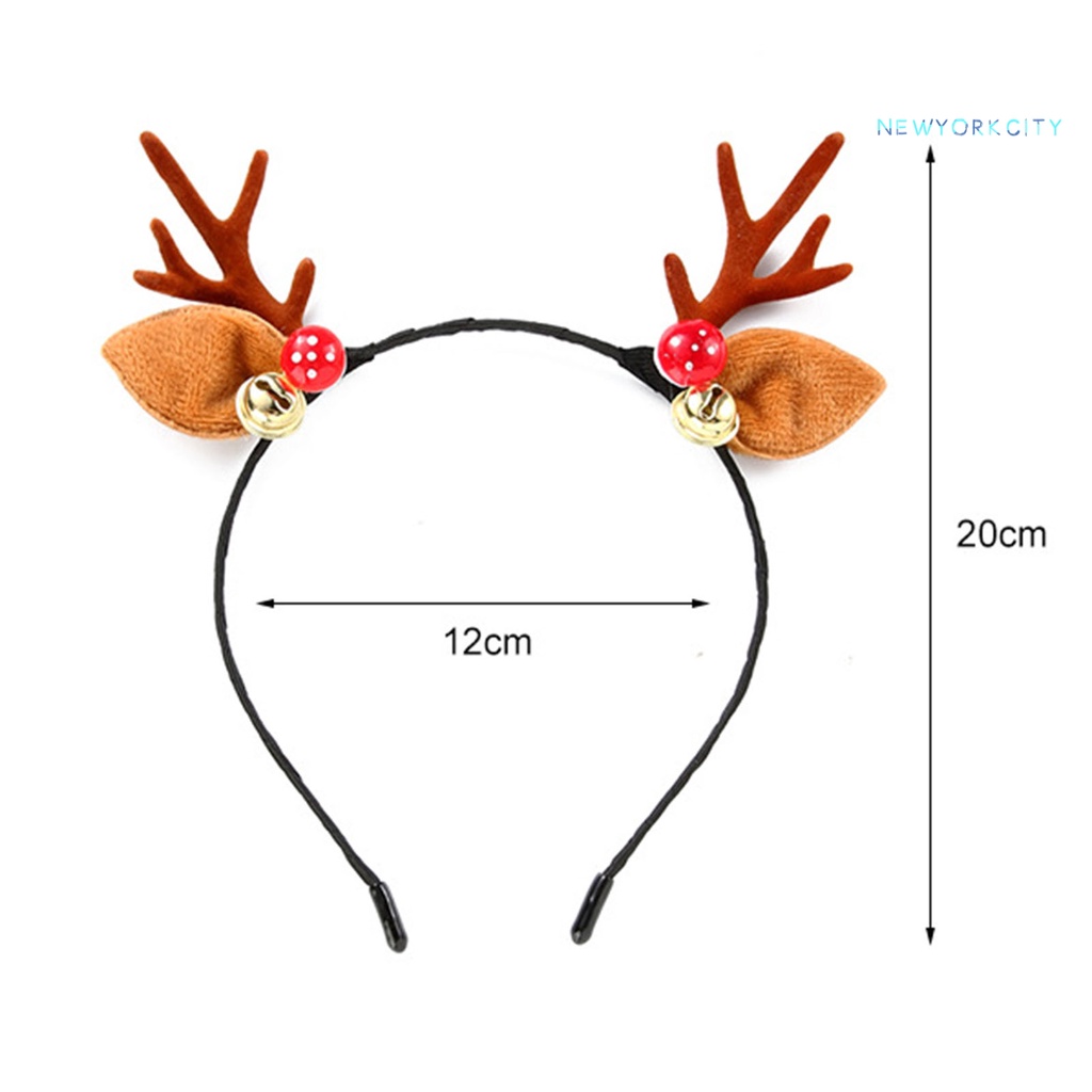 Băng Đô Cài Tóc Hình Sừng Tuần Lộc Giáng Sinh