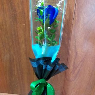 HOA HỒNG SÁP THƠM VĨNH CỬU .BÓ 1 BÔNG