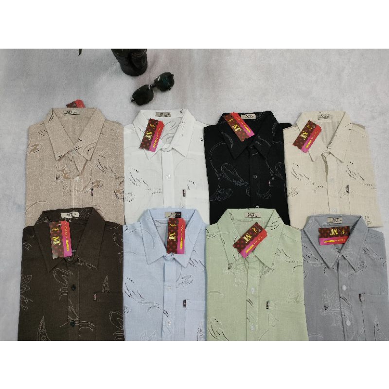 ( Vãi đũi loại 1 siêu mát ) Áo sơ mi đũi nam tay ngắn trung niên mặc thoải mái loại áo cho người lớn tuổi họa tiết AP102