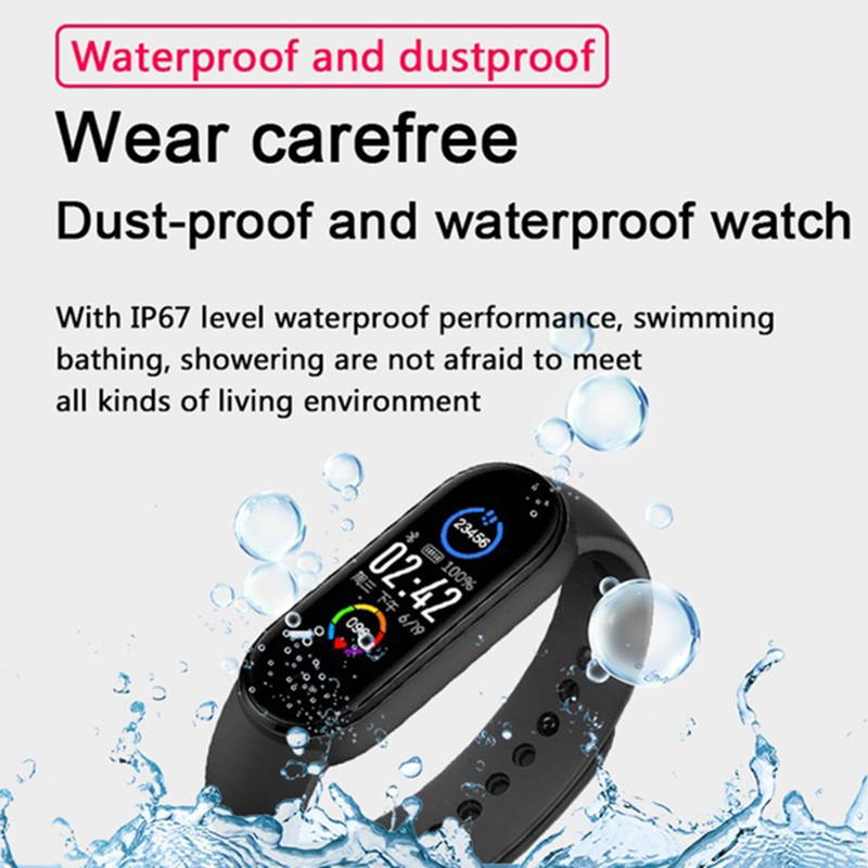 M5 Smart Sport Watch Band Bluetooth Fitness Monitors Wristband Monitor Heart Rate Sports