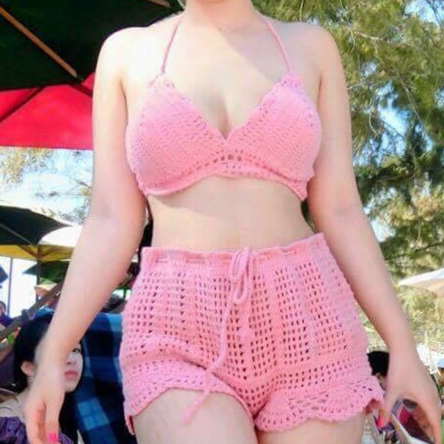 Bikini len móc quần đùi